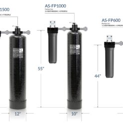 AQUASURE Fortitude Pro Carbon and Sediment Whole House Water Filtration System Dual-Stage 9-GPM 30 Micron
