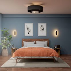 Hunter Jasmine Roth Brookside 30-in Matte Black with Matte Black Blades Fandelier Ceiling Fan With Light 3 -Blade