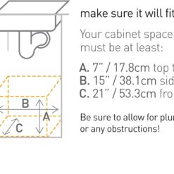 simplehuman 14 inch Pull-Out Cabinet Organizer, Heavy-Gauge Steel Frame, gray