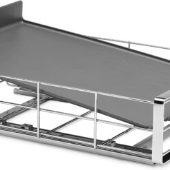 simplehuman 14 inch Pull-Out Cabinet Organizer, Heavy-Gauge Steel Frame, gray