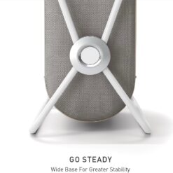 simplehuman single x-frame laundry hamper, White, 65L