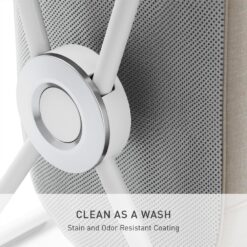 simplehuman single x-frame laundry hamper, White, 65L