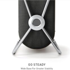 simplehuman single x-frame laundry hamper, Chrome, 65L