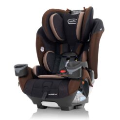 Evenflo EveryFit/All4One 3-in-1 Convertible Car Seat w/Quick Clean Cover (Belmont Brown)