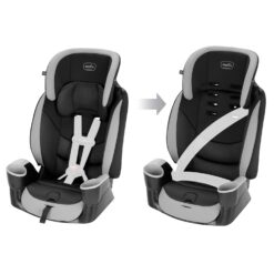 Evenflo Maestro Sport Booster Car Seat (Granite Gray)