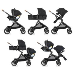 Evenflo Pivot Xpand NXT Stroller (Coal Black)