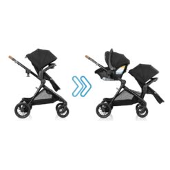 Evenflo Pivot Xpand NXT Stroller (Coal Black)