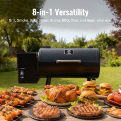 Z GRILLS ZPG-550B 567-Sq. in Black Pellet Grill