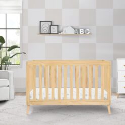 Delta Children Essex 4-in-1 Convertible Crib Greenguard Gold Certified, Natural
