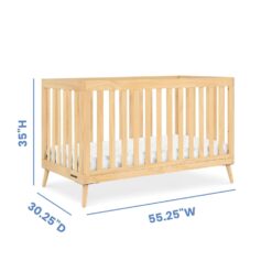 Delta Children Essex 4-in-1 Convertible Crib Greenguard Gold Certified, Natural