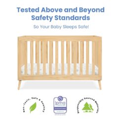 Delta Children Essex 4-in-1 Convertible Crib Greenguard Gold Certified, Natural