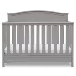 Delta Children Emery 4-in-1 Convertible Baby Crib, Pack of 1, Grey
