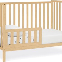 Delta Children Heartland 4-in-1 Convertible Crib, Natural