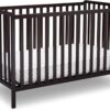 Delta Children Heartland 4-in-1 Convertible Crib - Greenguard Gold Certified, Dark Chocolate