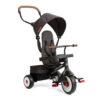 Radio Flyer City 4-in-1 Stroll 'N Trike, Black, for Riders 1-5 Years Old, 4 Riding Modes, 3 Point Harness with Comfort Pad, Parent Controlled Steering, Rear Storage, Stroller Tricycle for Toddlers