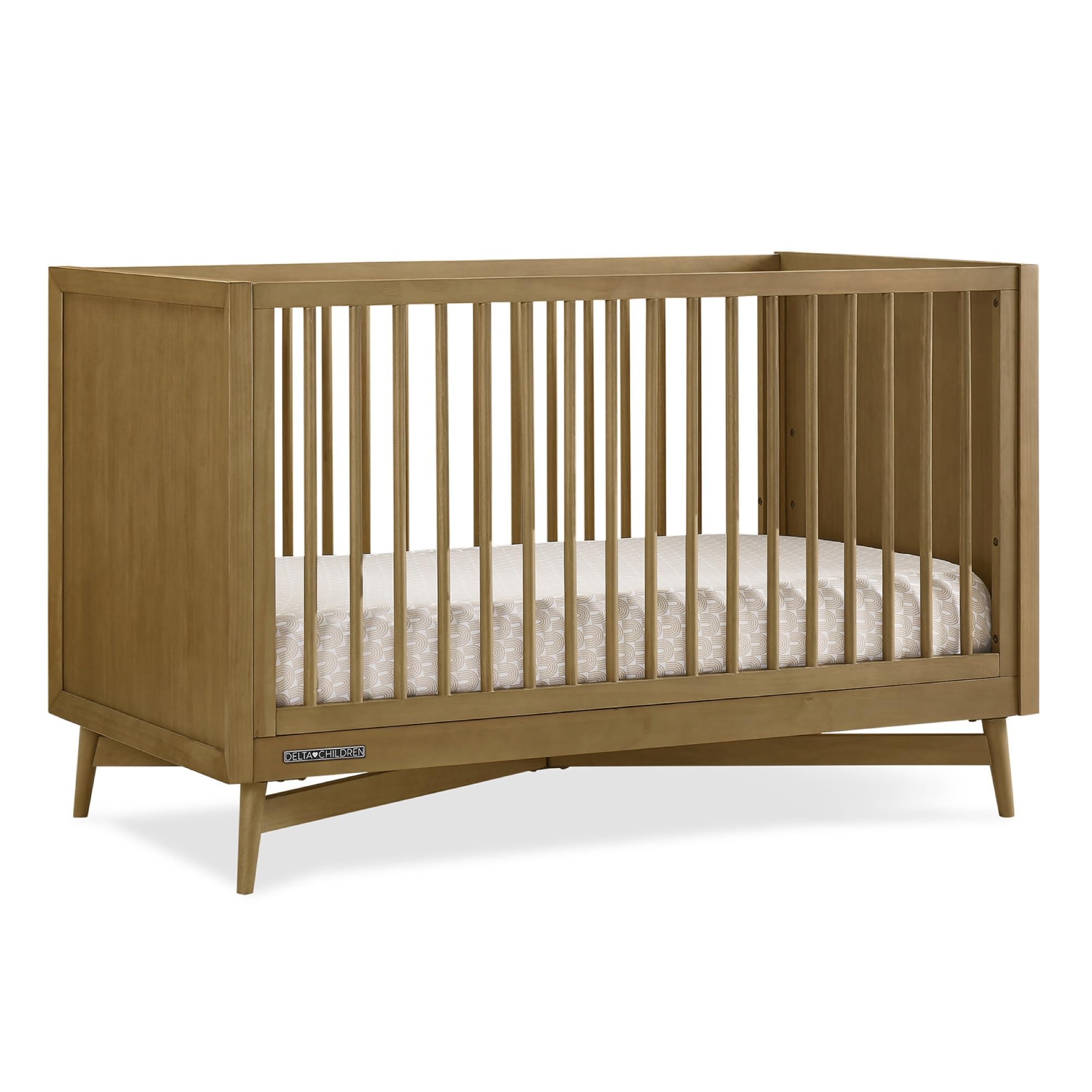 Delta Children Dylan 4-in-1 Convertible Crib, Acorn