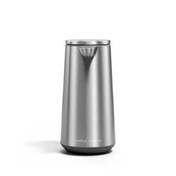 simplehuman Foam Sensor Pump, 10 oz., Automatic Soap Dispenser for Kitchen and Bathroom, Touchless Motion Sensor, Variable Dispense, Rechargeable, High Grade Brushed Stainless Steel