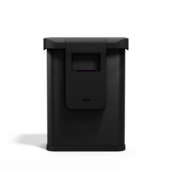 simplehuman Rectangular Sensor Can, 58L Sensor Can Voice and Motion-Activated, Matte Black
