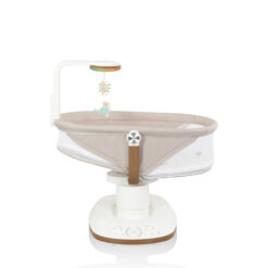Evenflo Elara 2-in-1 Smart Motion Swing & Soothing Nest, Coastal Coffee
