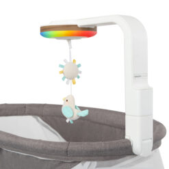 Evenflo Elara 2-in-1 Smart Motion Swing & Soothing Nest, Truffle Taupe