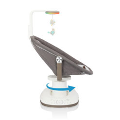 Evenflo Elara 2-in-1 Smart Motion Swing & Soothing Nest, Truffle Taupe