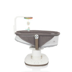 Evenflo Elara 2-in-1 Smart Motion Swing & Soothing Nest, Truffle Taupe