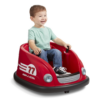 Radio Flyer 6V Battery Powered Bumper Car, Electric Ride On with Remote, Toddler Ride On Toy for Ages 1.5+ Years