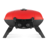 NAPOLEON TravelQ 285 with Griddle 285-Sq. in Red Portable Liquid propane Grill