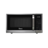 Impecca 1.3 Cu. Ft. Microwave Oven with Powerful Convection, Air fry, Roast, Large 12.8" turntable, Durable Stainless Steel Interior, White LED Display, Defrost, Child Lock, Shortcut Buttons, Touchpad