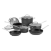 Cuisinart 11-Piece Cookware Set, Black, Chef's Classic Nonstick Hard Anodized, 66-11
