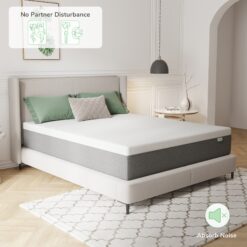 Novilla 12-in Medium Queen Cooling Memory foam Mattress in a Box