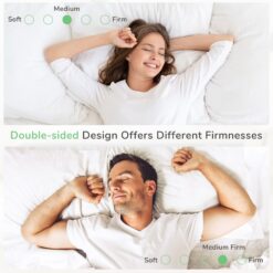 Novilla 12-in Medium Twin Cooling Memory foam Mattress in a Box
