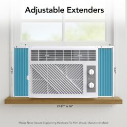Comfort Zone Window Mounted Room Air Conditioner, 5,000 BTU, 7 Temperature Settings