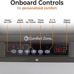 Comfort Zone 7500W Hard-Wired Garage Heater, Grey