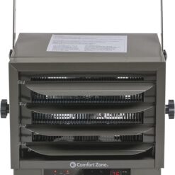 Comfort Zone 7500W Hard-Wired Garage Heater, Grey