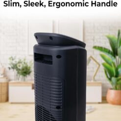 Comfort Zone 30-Inch Oscillating Tower Space Heater with Remote Control