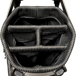 Sun Mountain Mens 2022 WeatherMax Stand Carry Golf Bag, Slate - Black