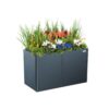Vego Garden 27-cu ft 27-in W x 53-in L x 32-in H Midnight Blue Galvanized Metal Raised Garden Bed