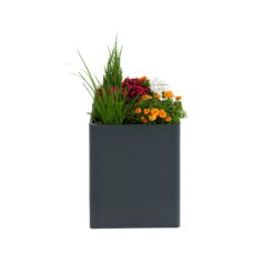 Vego Garden 27-cu ft 27-in W x 53-in L x 32-in H Midnight Blue Galvanized Metal Raised Garden Bed