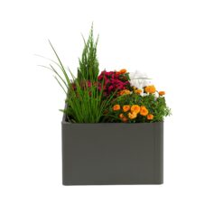Vego Garden 22-cu ft 27-in W x 83-in L x 17-in H Urban Charcoal Galvanized Metal Raised Garden Bed