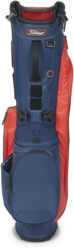 Titleist Players 4 Golf Bag, Navy/Red