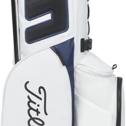 Titleist Players 4 Golf Bag, White/Navy