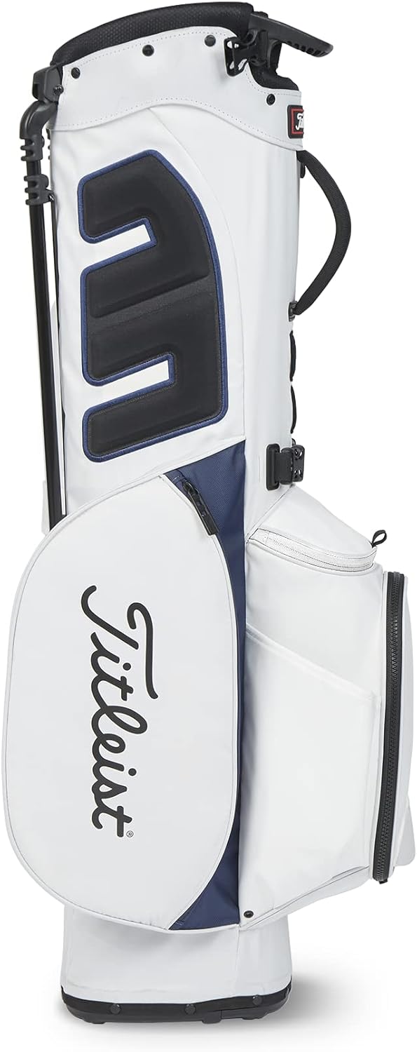 Titleist Players 4 Golf Bag, White/Navy