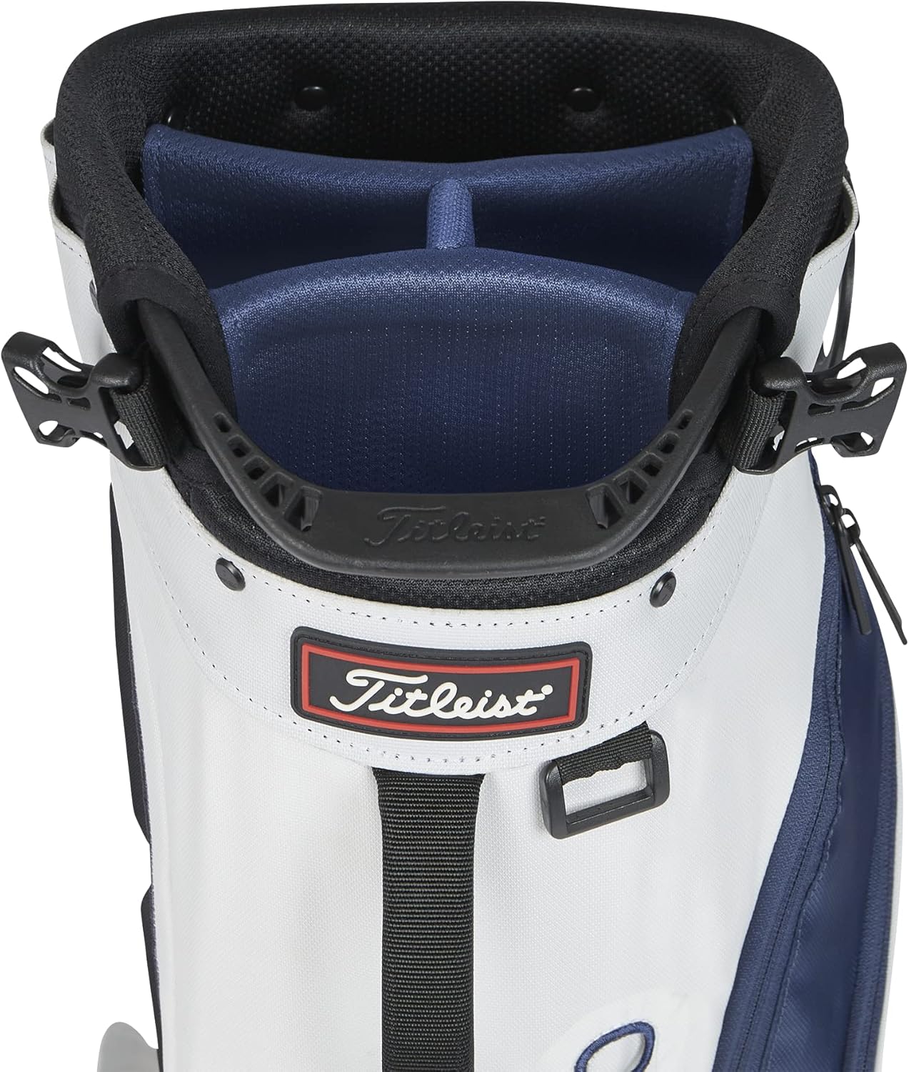 Titleist Players 4 Golf Bag, White/Navy
