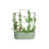 Vego Garden VWT 24-in W x 71-in H Powder Coated Steel Garden Trellis For Climbing Plants For Cucumbers For Roses For Tomatoes