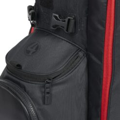 Titleist Players 4 Golf Bag, Black/Black/Red