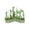 Vego Garden VWT 30-in W x 71-in H Powder Coated Steel Garden Trellis For Climbing Plants For Cucumbers For Roses For Tomatoes