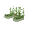 Vego Garden VWT 84-in W x 71-in H Powder Coated Steel Garden Trellis For Climbing Plants For Cucumbers For Roses For Tomatoes