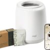 Vego Kitchen Composter, 4L Electric Composter Countertop 5 Modes Weight-Based Smart Compost Bin with App Odorless Auto-Cleaning Food Waste Compost Machine Indoor, White