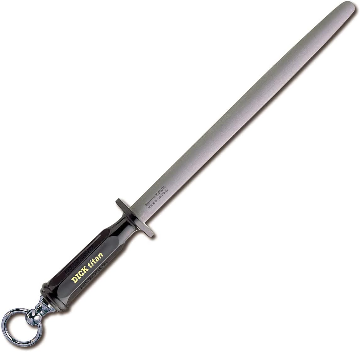 Friedr. Dick Dickoron Titan Sharpening Steel, 12-Inch